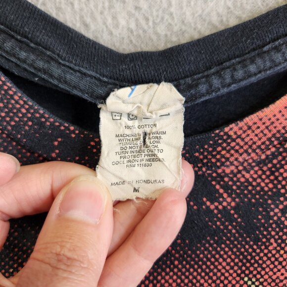 David Bowie Shirt Mens M 2007 Y2K AOP Full Graphic Print Glam Rock Concert Tee - Picture 7 of 12